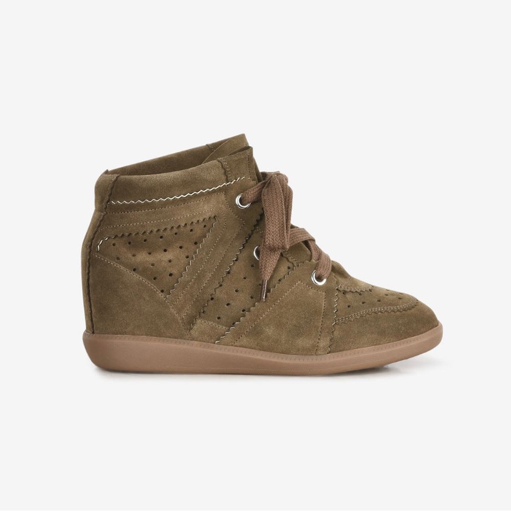 Isabel Marant Bobby Suede Sneakers in Brown, size 37, excellent condition